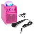 Vonyx SBS50P Bluetooth Party Karaoke Speaker Pink
