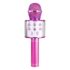MAX KM01P - Pink Karaoke Microphone with Built-in Speakers BT/MP3