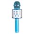 MAX KM01B - Blue Karaoke Microphone with Built-in Speakers BT/MP3