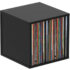 Glorious Record Storage Box - Fits 110 Vinyl Records - Black