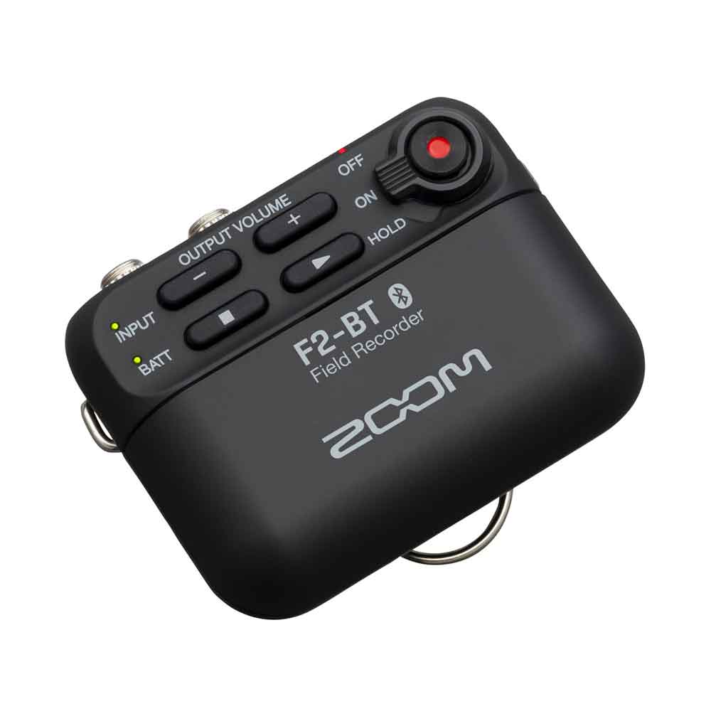 Zoom F2-BT - Enregistreur Audio 32-bit Avec Micro Cravate Et Bluetooth - Noir, Pour Podcast, Vidéo, Reportage