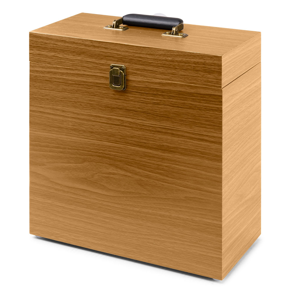 Fenton RP170L Record Player BT + Vinyl Storage Case (Wood) DJ City