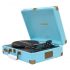 mBeat MB-TR96 Woodstock 2 Blue Turntable Record Player