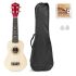 MAX UKEY Natural Ukulele Set Soprano 21" Inch