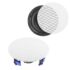 Power Dynamics NCBT6 - Amplified Low Profile Ceiling Speaker Set BT 6.5" Inch White