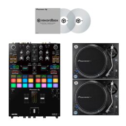 Pioneer DJ TURNTABLI7M PACK with DJM-S7, 2x PDJ-PLX-1000, 2x PDJ-RB-VD1-CL