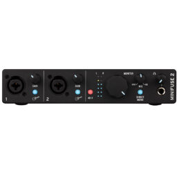 Arturia MINIFUSE2BK MiniFuse 2 (2 in/ 2 out) USB 2 Interface Black