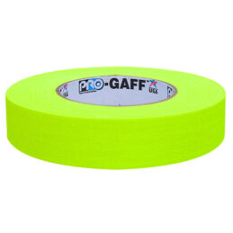 ProTapes Pro Gaff Yellow Fluorescent Tape (24mm x 45m)