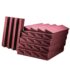 Soundproof Foam Panel AVE ISOWEDGE-B 10 Pack - Burgundy