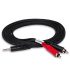 Hosa CMR-203R Y-Cable 3.5mm TRS RA - RCA 3ft