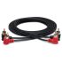 Hosa CRA-201RR Dual RCA to RCA Right Angle Cable - 1m