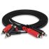 Hosa CRA-202PB Dual RCA to Dual Piggyback RCA - 2m