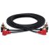 Hosa CRA-202RR Dual Right Angle RCA to Same - 2m