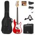 MAX  GigKit Bass Guitar Pack Red