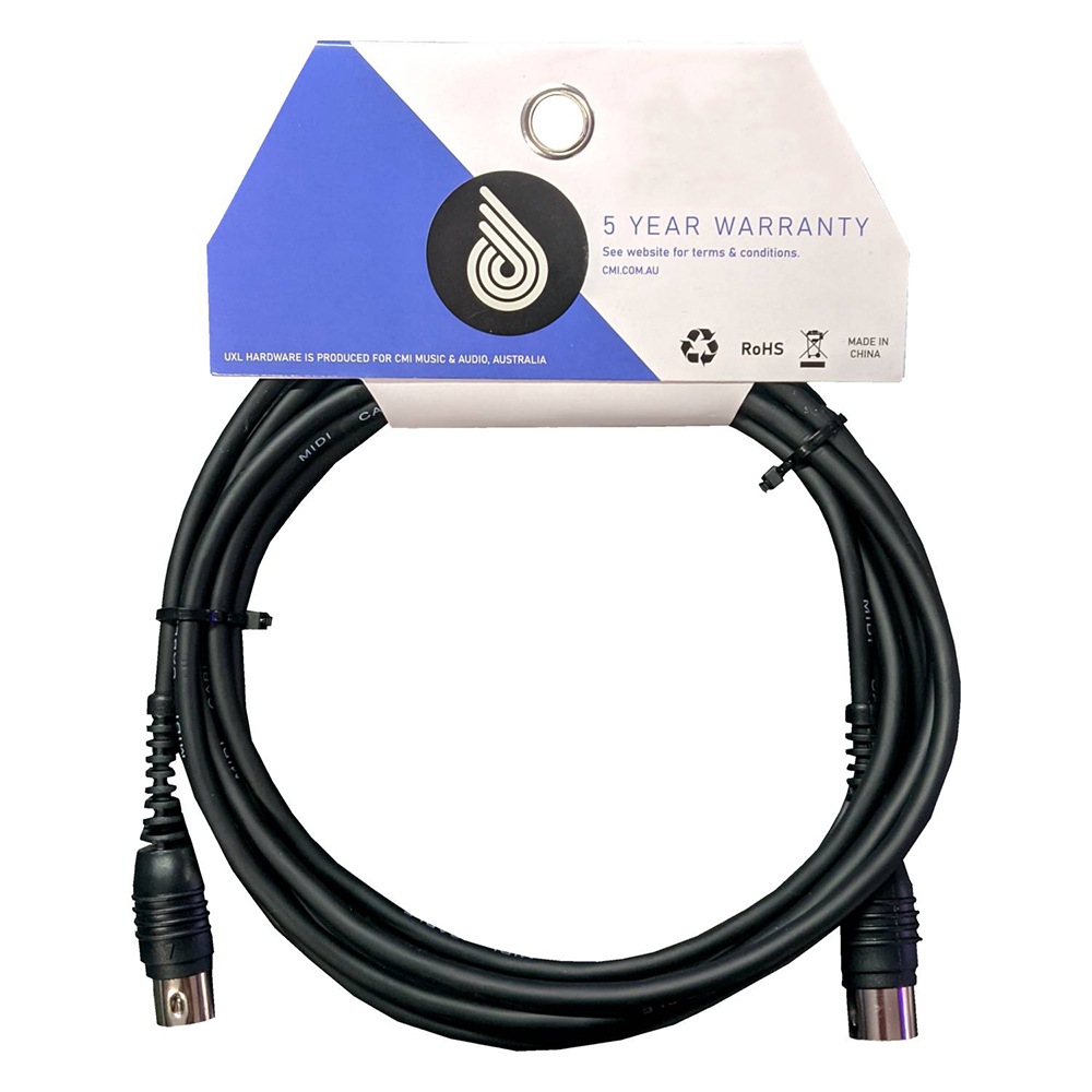 UXL HMD2 MIDI Cable Heavy Duty 2m