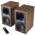 Klipsch The Fives 4.5" HIFI Bluetooth Powered Speakers - Walnut