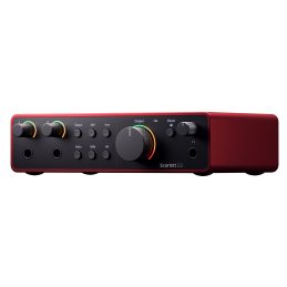 Focusrite Scarlett 2i2 4th Gen USB Audio Interface