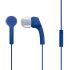 Koss KEB9iB Blue Earbuds with In-Line One Touch Microphone