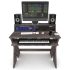 Glorious Sound Desk Compact Walnut - Music Studio Workstation