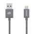 mbeat Lightning USB Cable with ToughLink MFI - 1.2m Space Grey