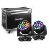 BeamZ Pro MHL1940 LED Moving Head Zoom 19x40W - 2pcs and Flightcase