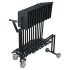 Hercules BSC800 Trolley with 12 BS200BPLUS Music Stands