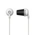 Koss Plug White Earphones with Cushioned Earbuds