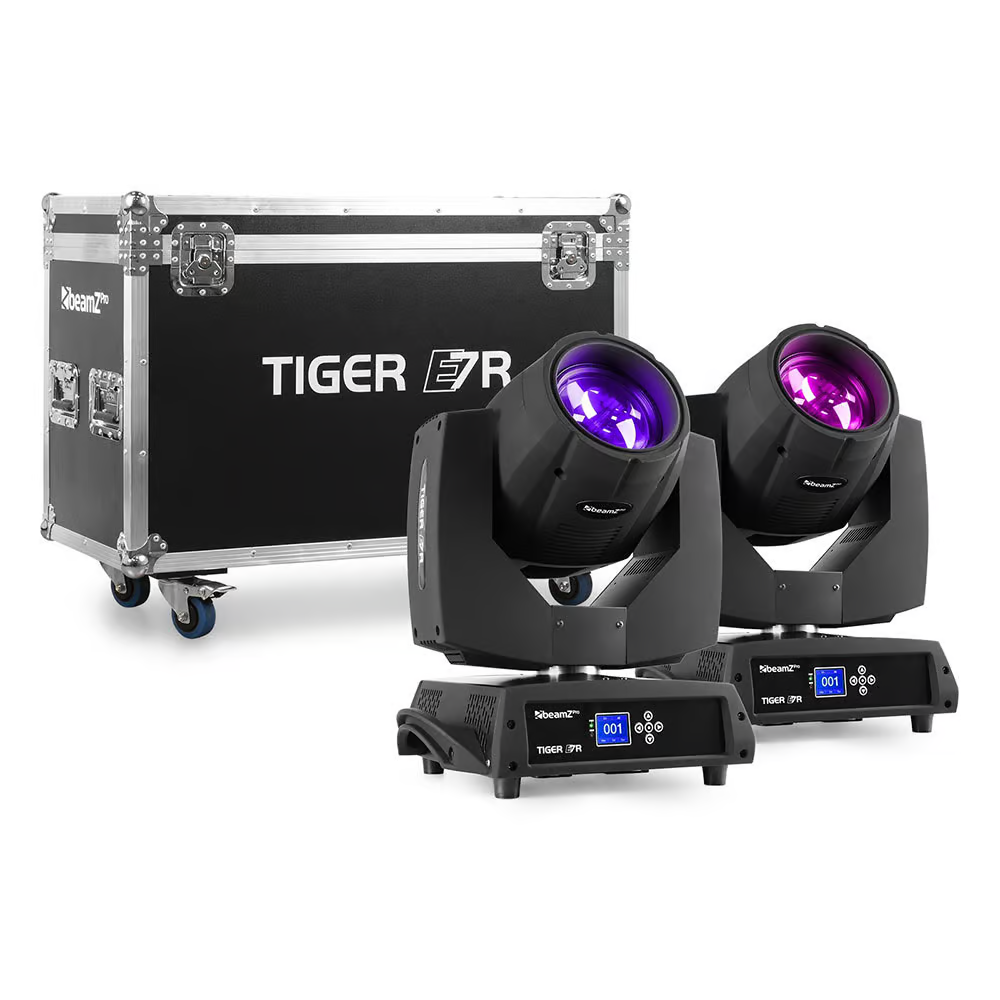 Beamz PRO Tiger E 7R MKIII Moving Head Pair - Image 2