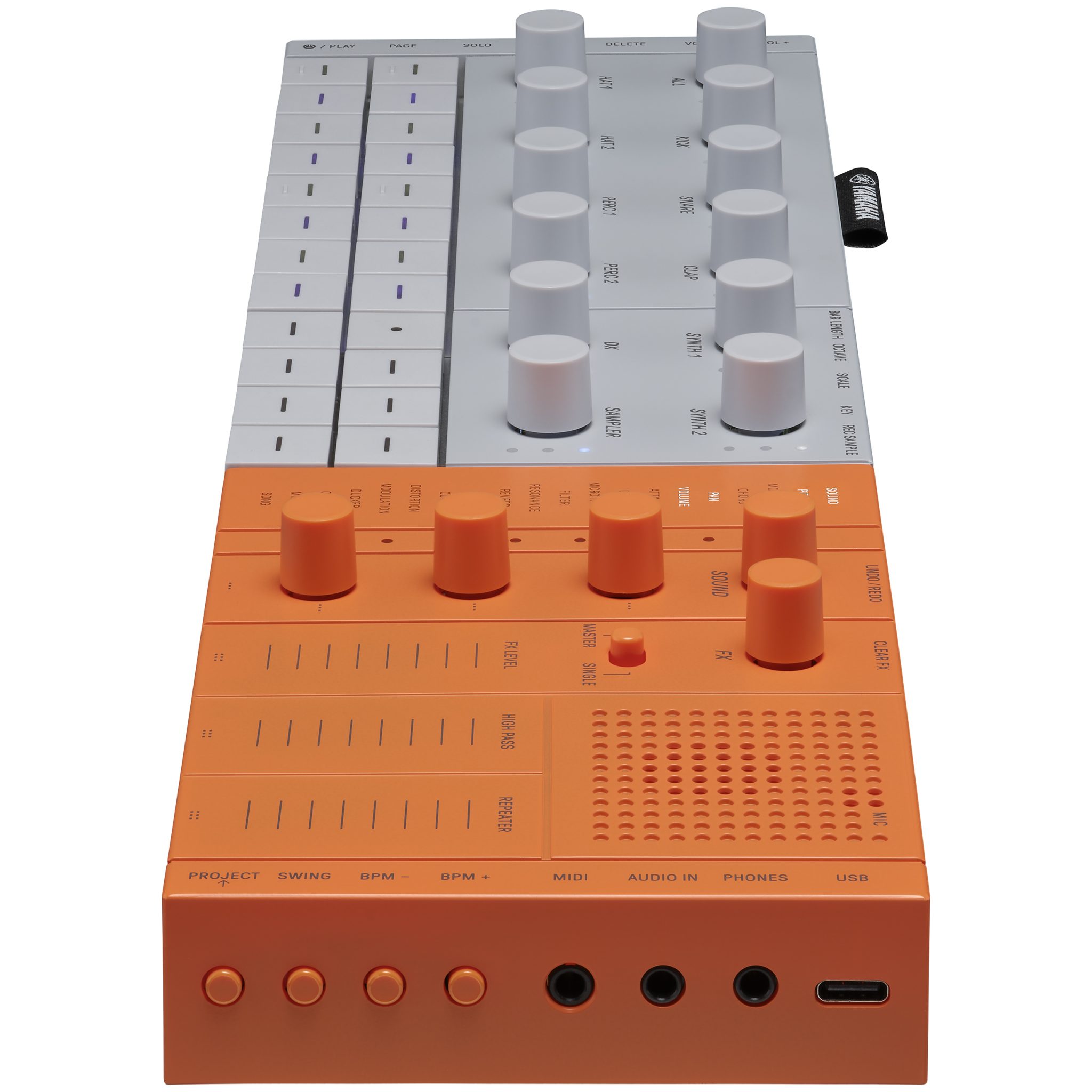 Yamaha SEQTRAK Orange Portable Music Production Studio