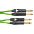 Cordial CEON DJ PLUG Green 2x 1/4" TS to Same Cable - 3m