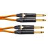 Cordial CEON DJ PLUG Orange 2x 1/4" TS to Same Cable - 3m