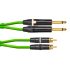 Cordial CEON DJ PLUG Green 2x 1/4″ TS to RCA Cable – 3m
