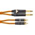 Cordial CEON DJ PLUG Orange 2x 1/4″ TS to RCA Cable – 3m