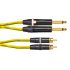 Cordial CEON DJ PLUG Yellow 2x 1/4″ TS to RCA Cable – 3m