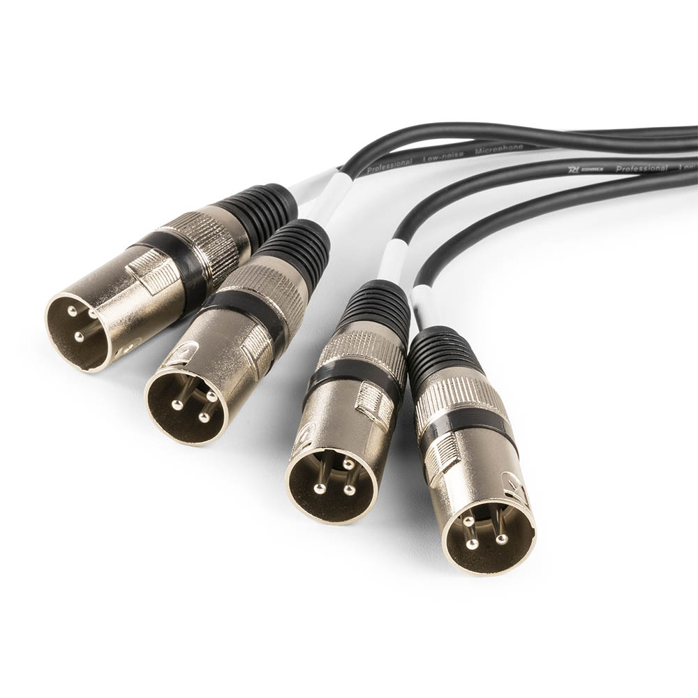 Power Dynamics CX190 RJ45 to 4x XLR3M Cable Splitter 0.7m - Image 4