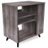 Glorious Modular Side Rack Walnut Wood – Studio Desk Extension