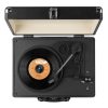 Audizio RP114BK Record Player and Vinyl Briefcase - Black