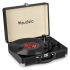 Audizio RP114BK Record Player Briefcase - Black