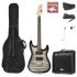 MAX GigKit Electric Guitar Pack Quilted Style - Black