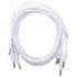 Erica Synths White Braided Eurorack Patch Cables 90cm - 5pcs