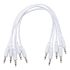 Erica Synths White Braided Eurorack Patch Cables 20cm - 5pcs