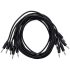 Erica Synths Black Braided Eurorack Patch Cables 90cm - 5pcs