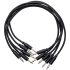 Erica Synths Black Braided Eurorack Patch Cables 30cm - 5pcs