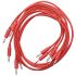 Erica Synths Red Braided Eurorack Patch Cables 90cm - 5pcs