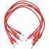 Erica Synths Red Braided Eurorack Patch Cables 30cm - 5pcs