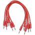 Erica Synths Red Braided Eurorack Patch Cables 20cm - 5pcs