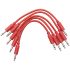 Erica Synths Red Braided Eurorack Patch Cables 10cm - 5pcs