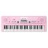 MAX KD49P Pink Electronic Keyboard 49-Keys with Built-In Rechargeable Battery