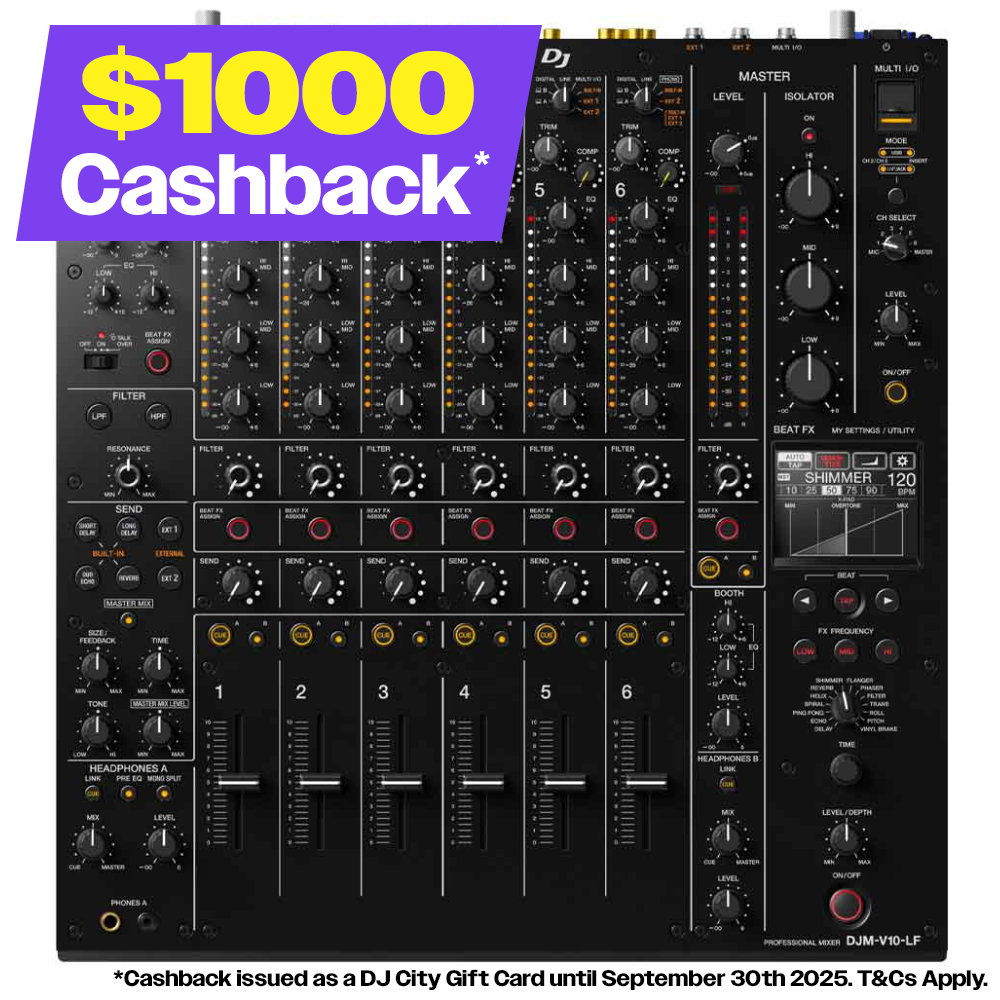 Pioneer DJM-V10 LF 6 Channel Professional DJ Mixer Long Faders