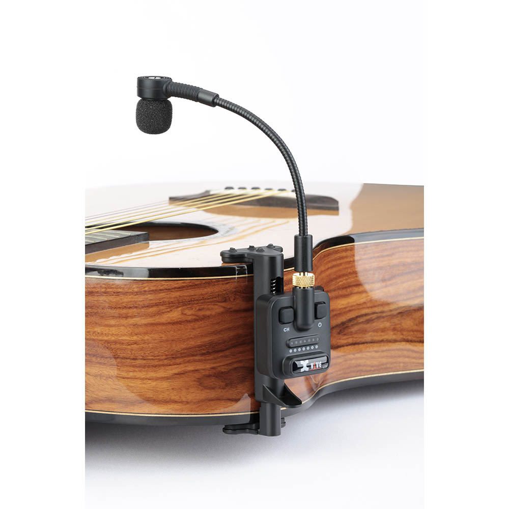 thumbnail image 2 of Xvive U8 Wireless Acoustic Guitar System With Case – 2.4GHz, Supercardioid Mic, 5ms Latency 2 of 14